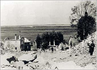 Village of Lidice was razed to the ground in retrobution for the assasination of Heydrich